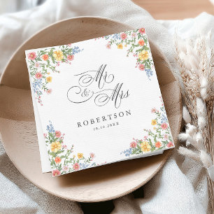 Soft Pastel Verziert Spring Garden Blumenzehen Serviette