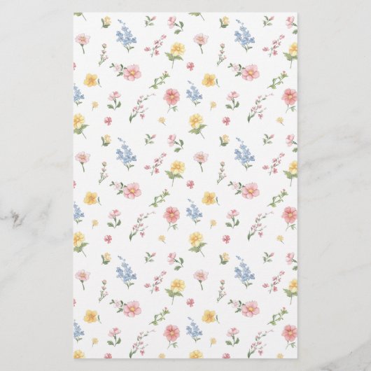 Soft Pastel Verziert Spring Garden Chic Wedding Me (Rückseite)