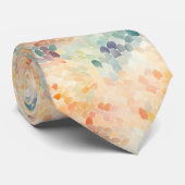Soft Pastel Watercolor Abstract Krawatte (Gerollt)