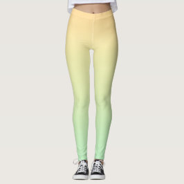 Soft Pastel Watercolor Gradient Leggings