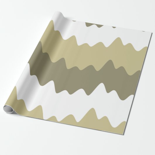 Soft Pastel Wavy Stripes Geschenkpapier (Ungerollt)