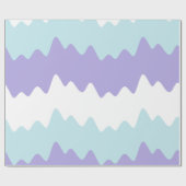 Soft Pastel Wavy Stripes Geschenkpapier (Flach)