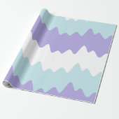 Soft Pastel Wavy Stripes Geschenkpapier (Ungerollt)