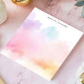 Soft Pastell Rainbow Personalisiert Name Notizblock