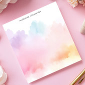 Soft Pastell Rainbow Personalisiert Name Notizblock