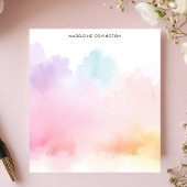 Soft Pastell Rainbow Personalisiert Name Notizblock