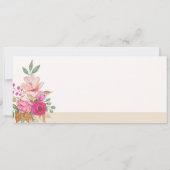 Soft Pastell Spring Bouquet Floral Watercolor (Rückseite)