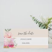 Soft Pastell Spring Bouquet Wasserfarbe (Stehend Vorderseite)