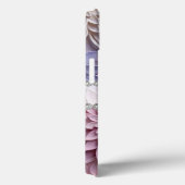 Soft Pastels 3D Dahlien, Diamantrahmen, kundenspez Case-Mate iPhone Hülle (Rückseite / Rechts)