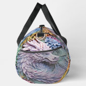 Soft Pastels 3D-Effekt Dragon Duffle Bag (Rechts)