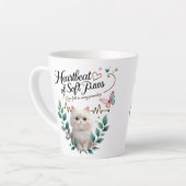 Soft Paws Latte - 12 oz Tasse mit Heartbeat of Lie (Linke Ecke)