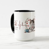 Soft Paws Symphony - 15 oz Combo Tasse mit Elegant (Vorderseite Links)