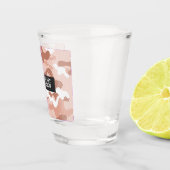 Soft Peach Camouflage Military Shot Glass Schnapsglas (Rechts)