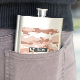Soft Peach Camouflage Pattern Military  Flachmann