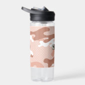 Soft Peach Camouflage Pattern Trinkflasche (Rechts)