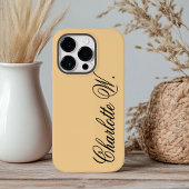 Soft Peach Custom Phone Case für Lehrer oder Krank