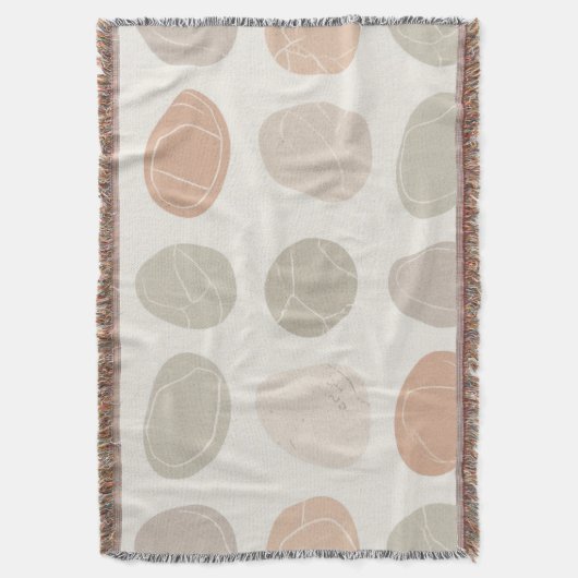 Soft Pebbles Grid Blanket Gemütlich erdInspiriert Decke (Vorderseite Vertikal)