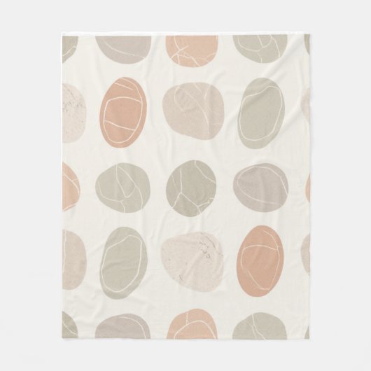 Soft Pebbles Grid Blanket Gemütlich erdInspiriert Fleecedecke (Vorderseite)