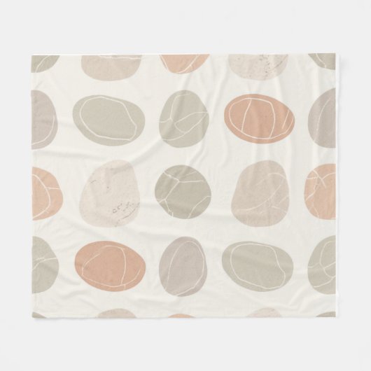 Soft Pebbles Grid Blanket Gemütlich erdInspiriert Fleecedecke (Vorderseite (Horizontal))
