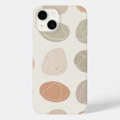 Soft Pebbles Grid Phone Case - Bio Minimalistisch (Rückseite)