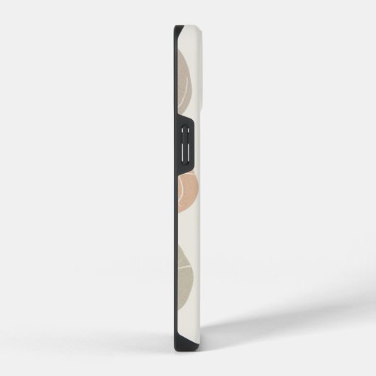 Soft Pebbles Grid Phone Case - Bio Minimalistisch iPhone Hülle (Rechte Seite)