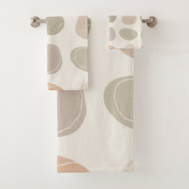 Soft Pebbles Grill Handtuch - Erdige Ruhe für den Badhandtuch Set