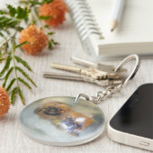 Soft Pekingese Duo Schlüsselanhänger (Vorderseite rechts)