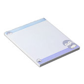 Soft Penguin Notepad | Cute Pastel Memo Pad Notizblock (angewinkelt)