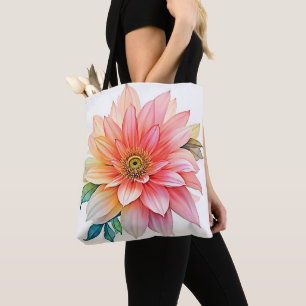 Soft-Petal-Abstrakt-Blütendesign Tasche