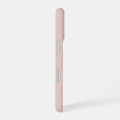 Soft Pink and Beige Vertical Stripe Pattern iPhone 16 Hülle (Rechte Seite)