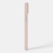 Soft Pink and Beige Vertical Stripe Pattern iPhone Hülle (Rechte Seite)