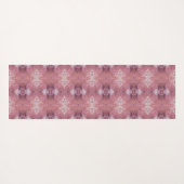 Soft pink and purple abstract pattern yogamatte (Rückseite (Horizontal))