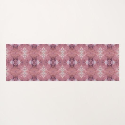 Soft pink and purple abstract pattern yogamatte (Rückseite (Horizontal))