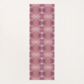 Soft pink and purple abstract pattern yogamatte (Rückseite)