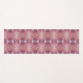 Soft pink and purple abstract pattern yogamatte (Vorderseite (Horizontal))