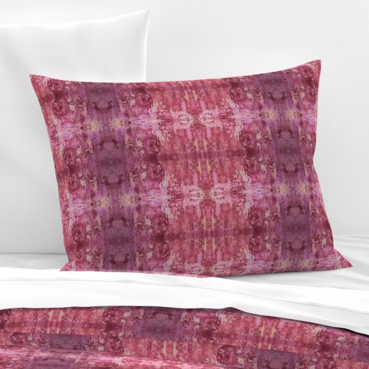 Soft pink and purple geometric L-size pattern Kissenbezug