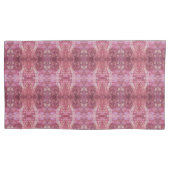 Soft pink and purple geometric M-size pattern Kissenbezug (Vorderseite)