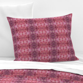 Soft pink and purple geometric M-size pattern Kissenbezug