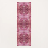 Soft pink and purple geometric pattern yogamatte (Vorderseite)