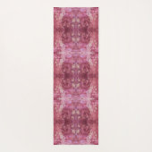Soft pink and purple geometric pattern yogamatte (Rückseite)
