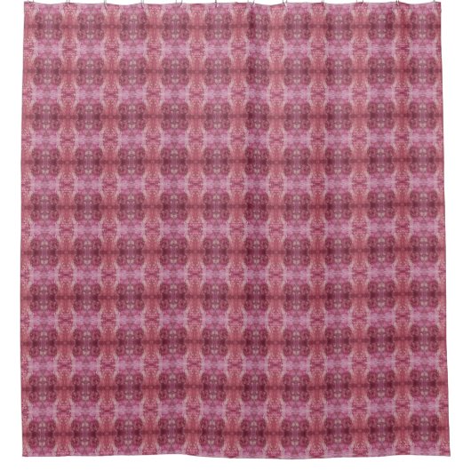 Soft pink and purple geometric S-size pattern Duschvorhang (Vorderseite)