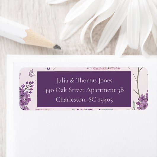 Soft Pink and Purple Lilac Floral Wedding (Insitu)