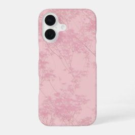 Soft Pink Bamboo Grove Pattern Phone Case iPhone 16 Hülle