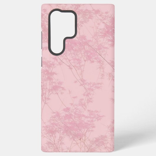 Soft Pink Bamboo Grove Pattern Phone Case Samsung Galaxy Hülle (Rückseite)