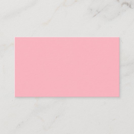 Soft Pink Blank Business Card Visitenkarte (Vorderseite)