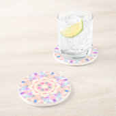 Soft Pink Blue Magic Star Halloween Rainbow Deco Getränkeuntersetzer (Seite)