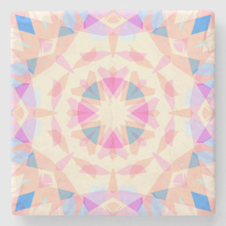 Soft Pink Blue Magic Star Halloween Rainbow Deco Steinuntersetzer