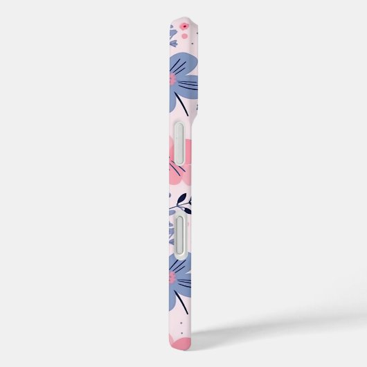 Soft Pink Blue Wildflower Meadow Aesthetic Case-Mate iPhone Hülle (Rückseite / Rechts)