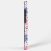 Soft Pink Blue Wildflower Meadow Aesthetic Samsung Galaxy Hülle (Rechte Seite)