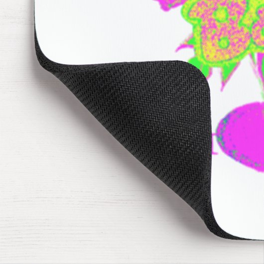 Soft Pink Blume Art: Eine Baby's Touch. Mousepad (Ecke)